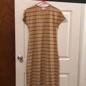 Lularoe Maria T-Shirt Maxi Dress size M